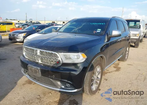 2014 Dodge Durango Sxt z USA, uszkodzony, nr VIN 1C4RDHAGXEC596648